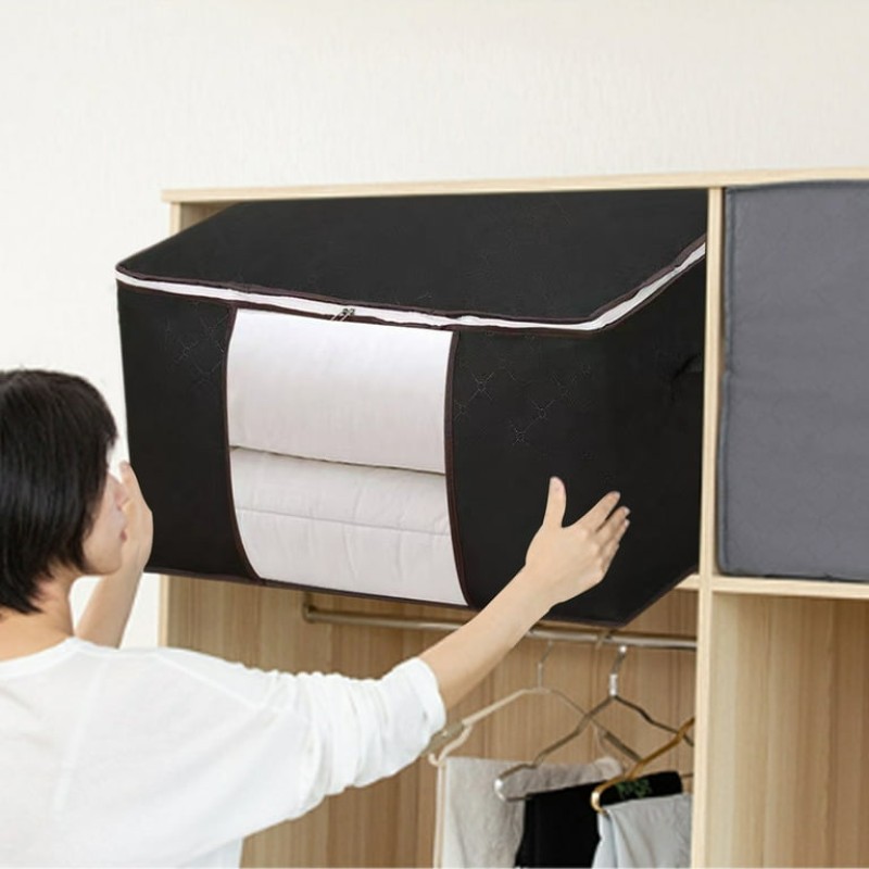 Black Queen Size Blanket Bag 1pc ( 120gsm মোটা কাপড় Waterproof )
