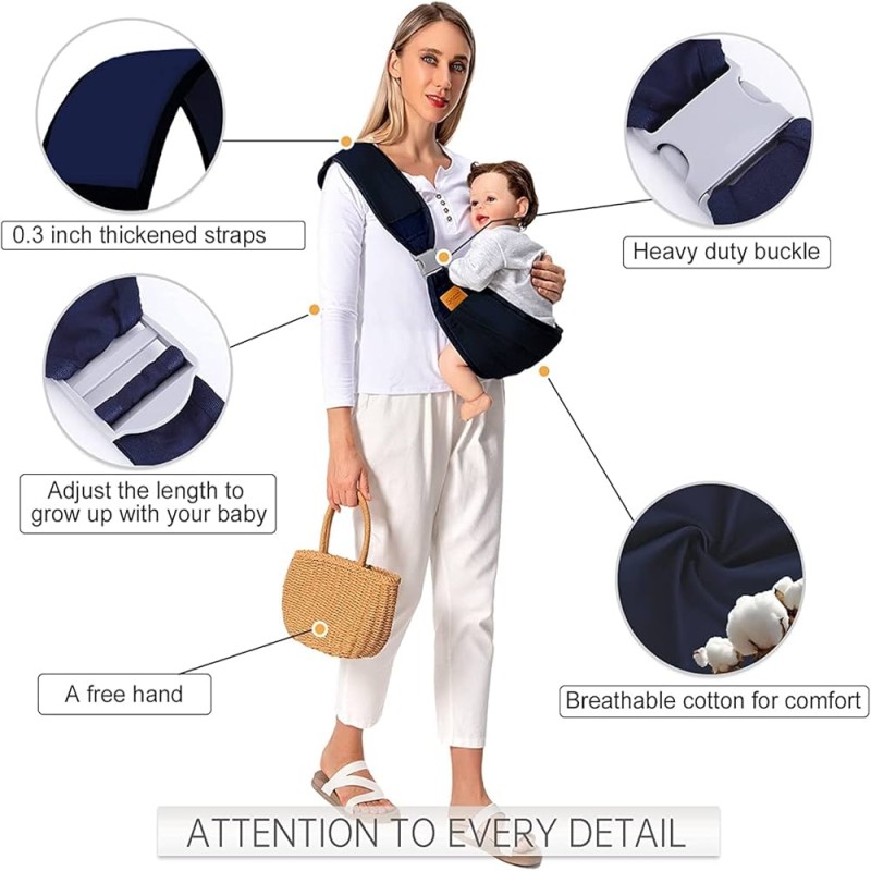 New Cotton Adjustable Baby Sling Carrier Bag