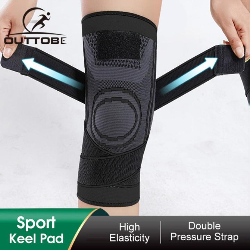Gray Colour (২ পায়ের ২ পিস ) Knee Pain Reducer Knee pad