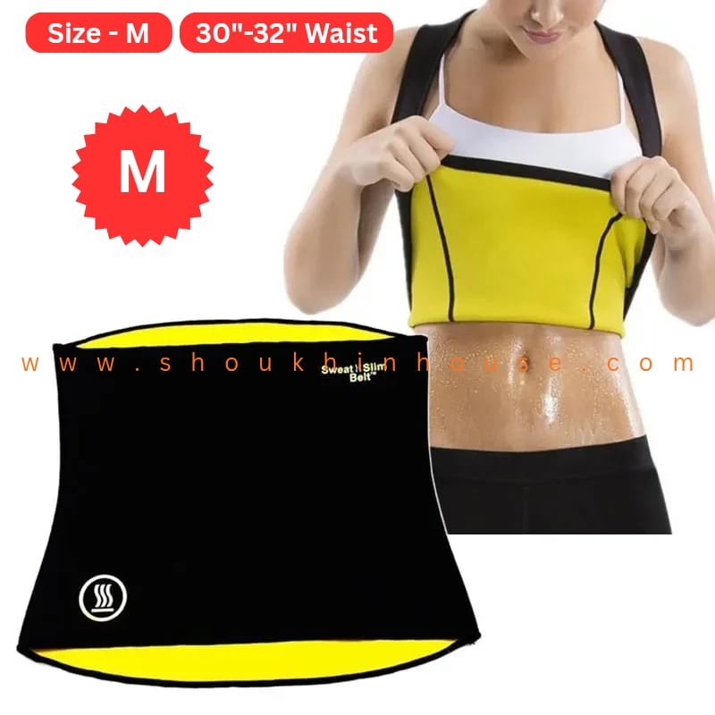 Sweat Slim Belt For Men and Women _Size _ M