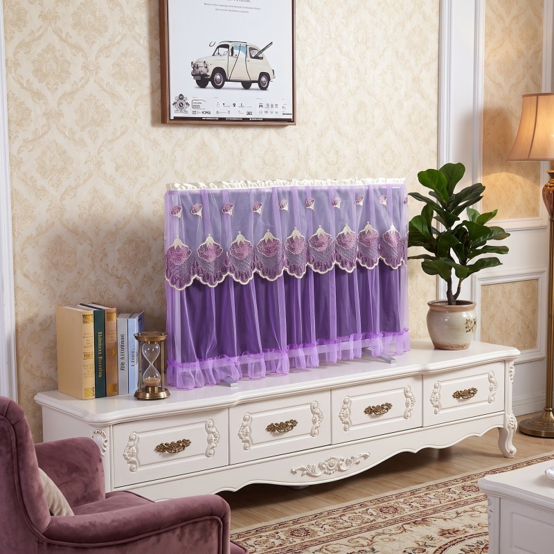 Purple Tv Cover_ Dustproof